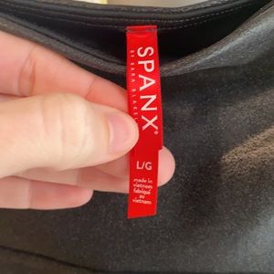 Spank faux leather leggings